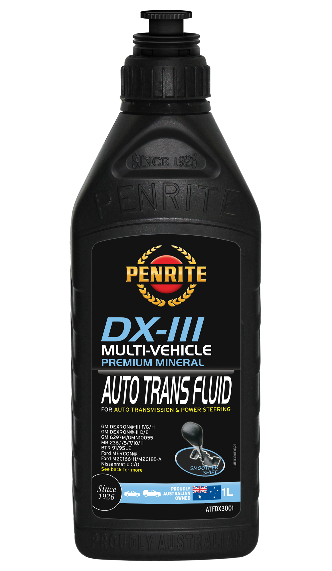 ATFDX3001 Penrite DX-III Multi Vehicle Premium Mineral ATF 1L | Genuine Penrite Lubricants