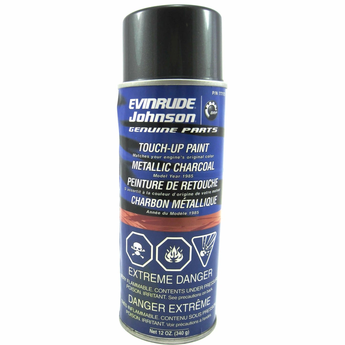 0777173 Metallic Charcoal Spray Paint OMC Cobra 1985 & UP 395127 771228