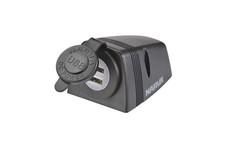 81154BL Narva Surface Mount Dual USB Socket | Genuine Narva Electrical