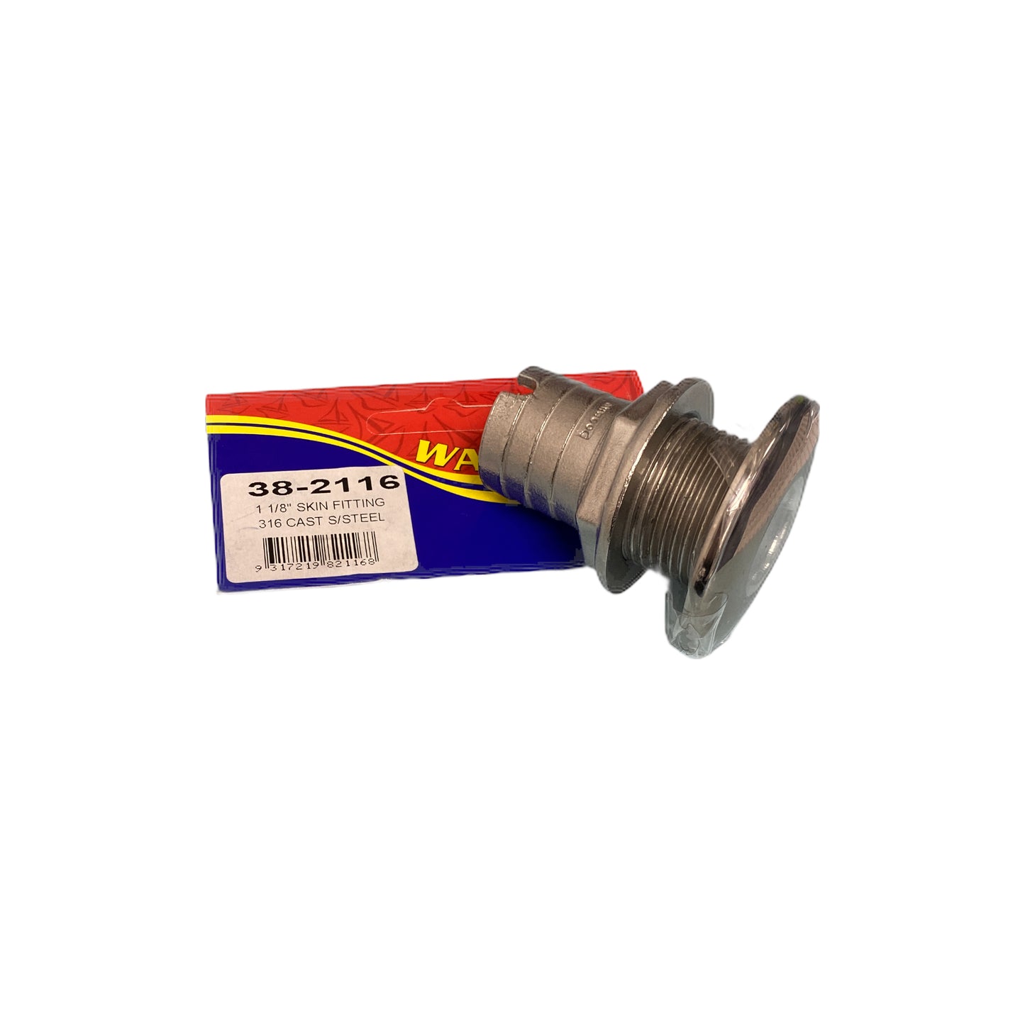 382116 Skin Fitting 1 1/8" | Marine Deck Hardware
