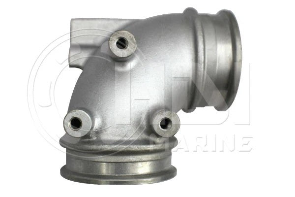 119175-13200 Aftermarket Yanmar 4LH/6LPA-STP2 Stainless Steel Exhaust Riser HOT2 | Sawley's Select Marine Parts
