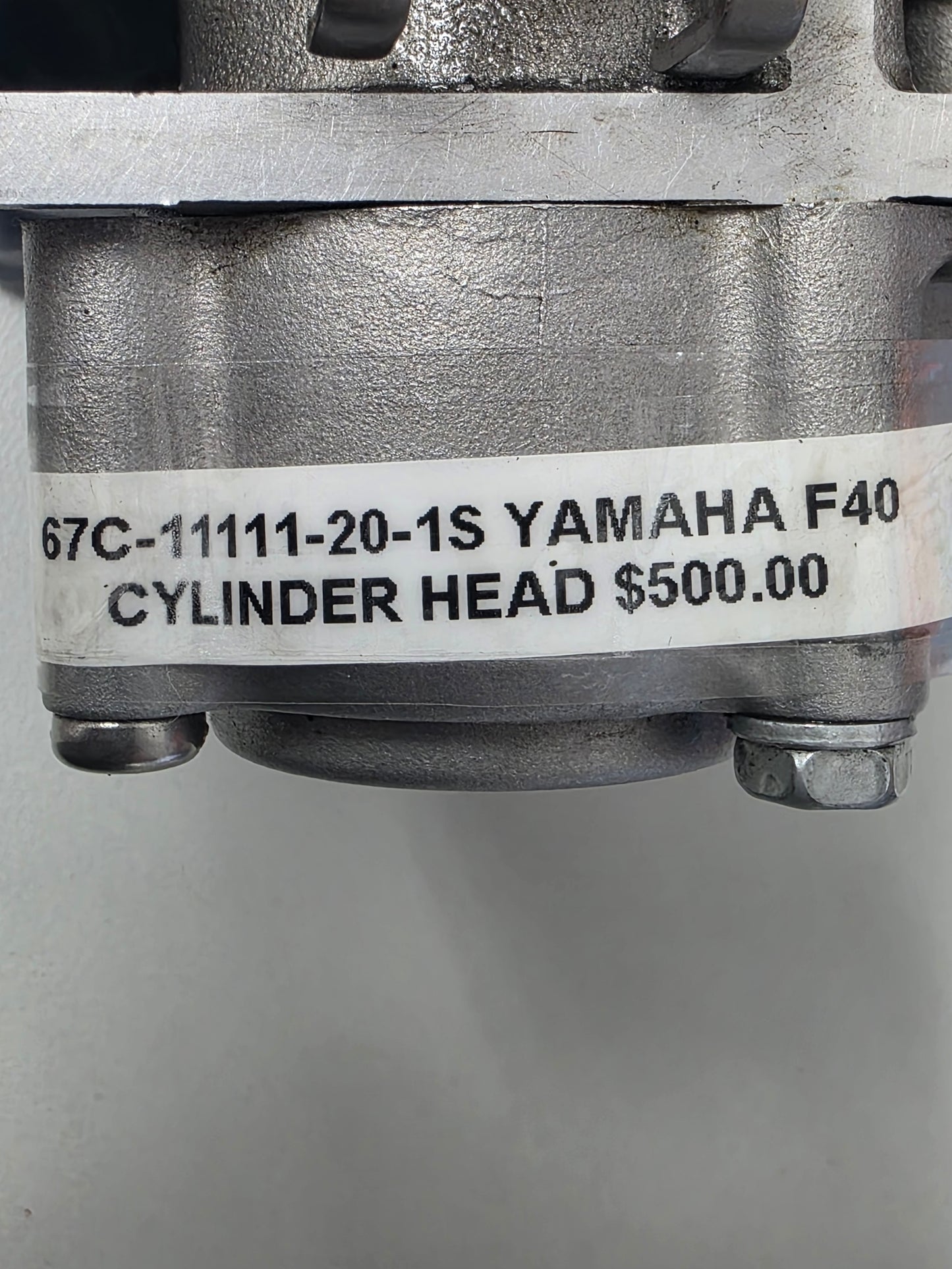 67C-11111-20-1S Yamaha F40 Cylinder Head | Genuine Used Part