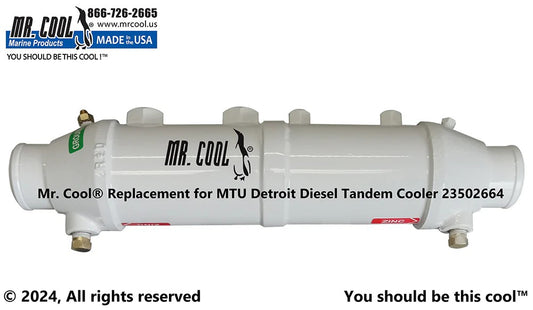 23502664 MTU Detroit Diesel Cooler 23502664 Replacement