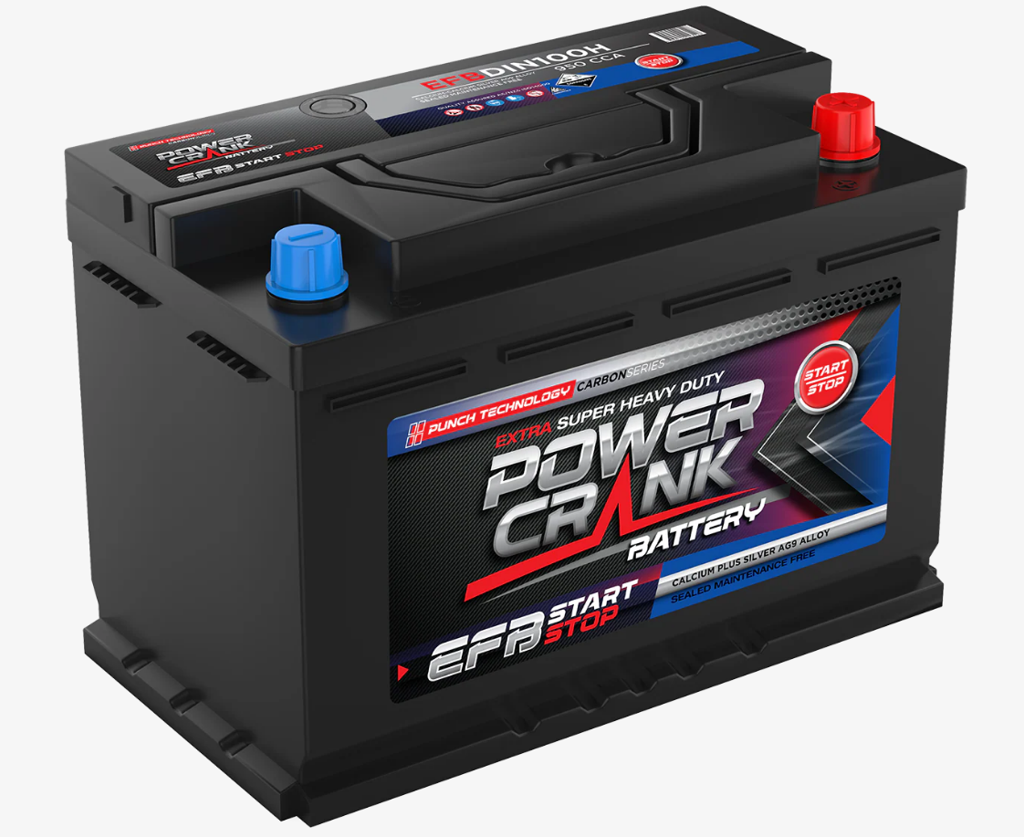 EFBDIN100H Power Crank 950 CCA Battery | EFB Stop/Start Series