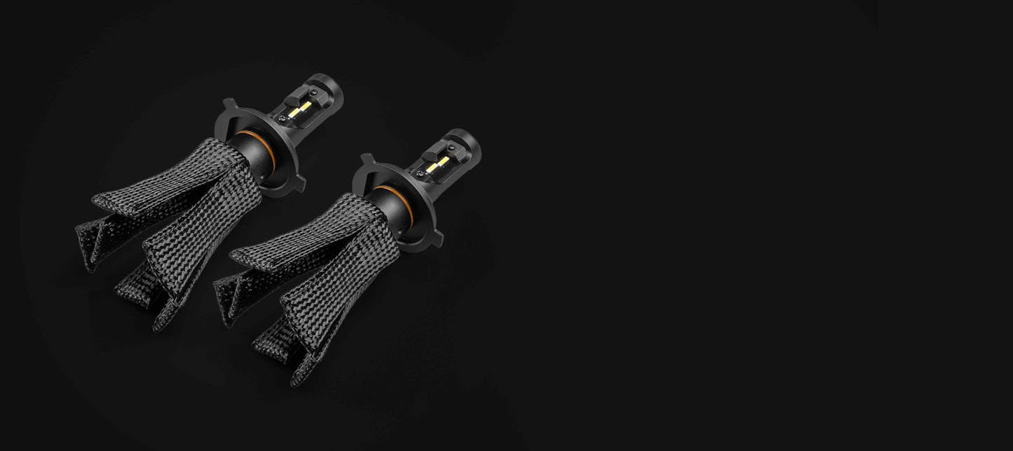 ST-40-H4-101 H4 Blackout LED Headlight Globes