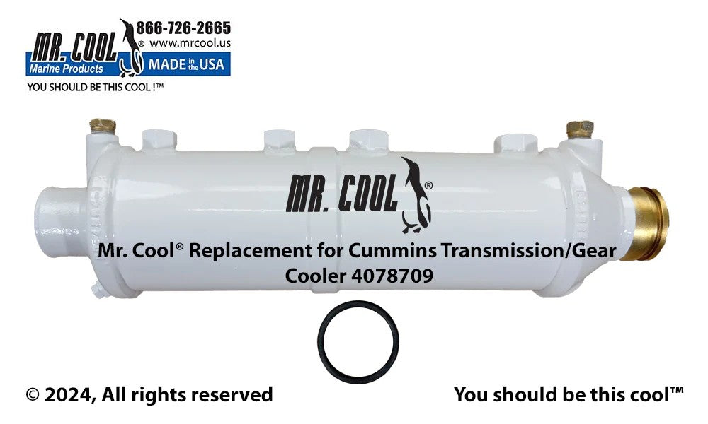 4078709 CUMMINS TRANSMISSION/GEAR COOLER & POWER STEERING COOLER REPLACEMENT