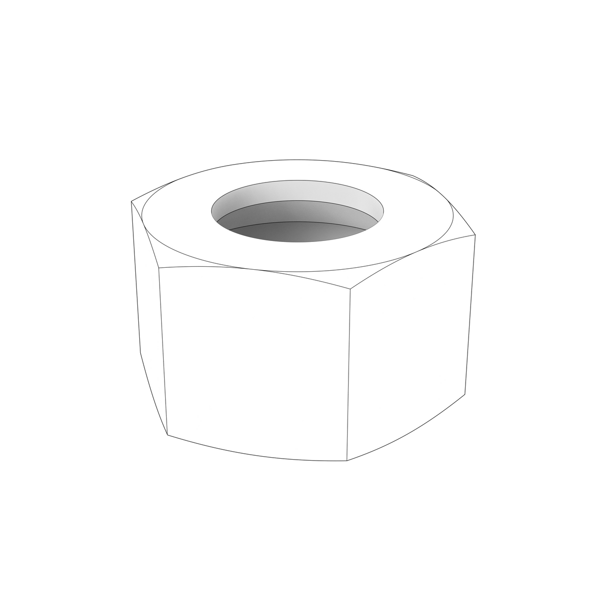 984810 Fitting Nut | Genuine Volvo Penta Part - photo 2 of 2