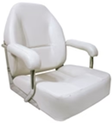 632380 Axis Mojo Deluxe Boat Seat White | Boat Seating