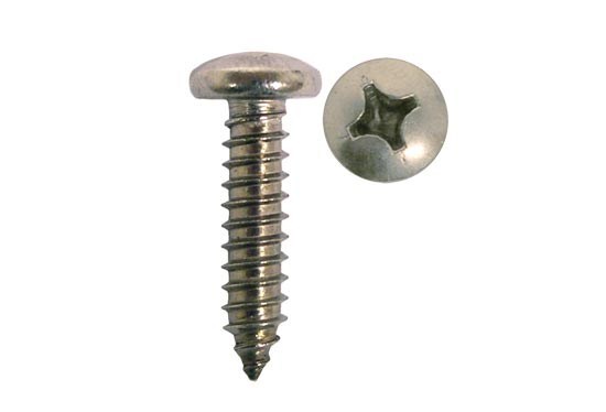 910083 S/S Pan Self Tapper 6g x 1 1/4 (10pcs) | Marine Stainless Fastener