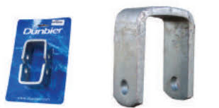 2040GS Dunbier Deep Front Spring Hanger GAL (Pair) (Skin Packed)