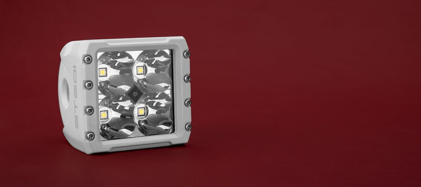 LEDMARINE-C4-SPOT Marine White C4 LED Cube Light (Spot) | Genuine STEDI Product