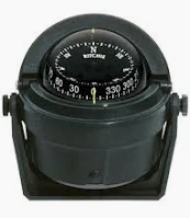 673706 Ritchie Voyager Bracket Mount Compass Black | Marine Compass