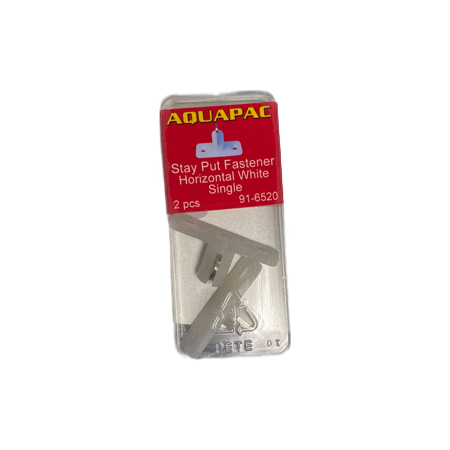 916520 Stayput Fastener Horizontal White - Single | Marine Deck Hardware
