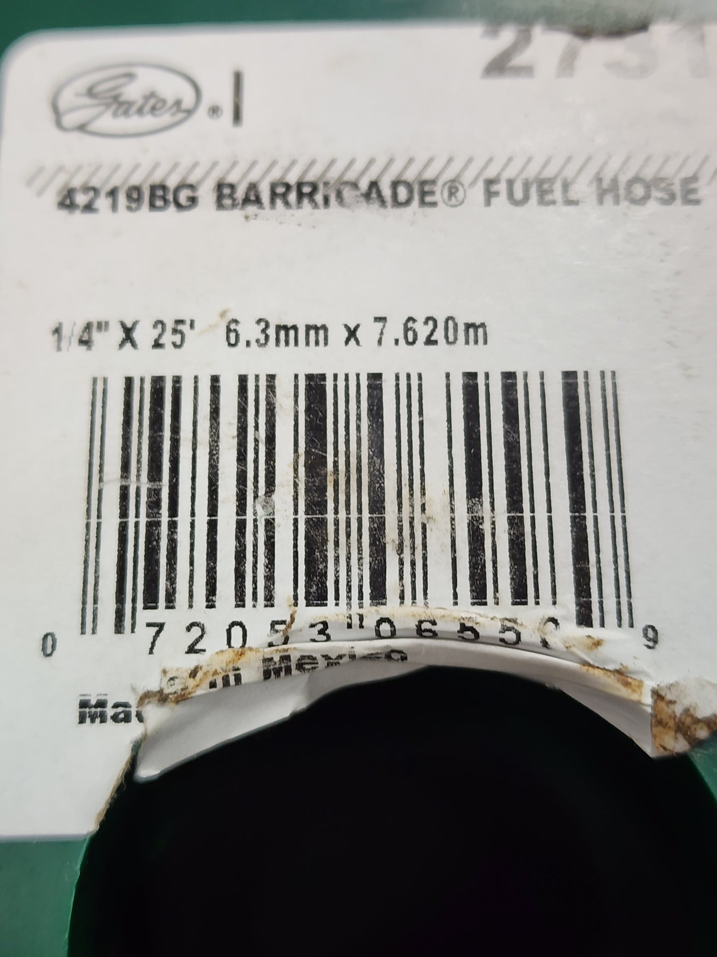 27313 6.5MM Fuel Hose per metre | Marine Hose