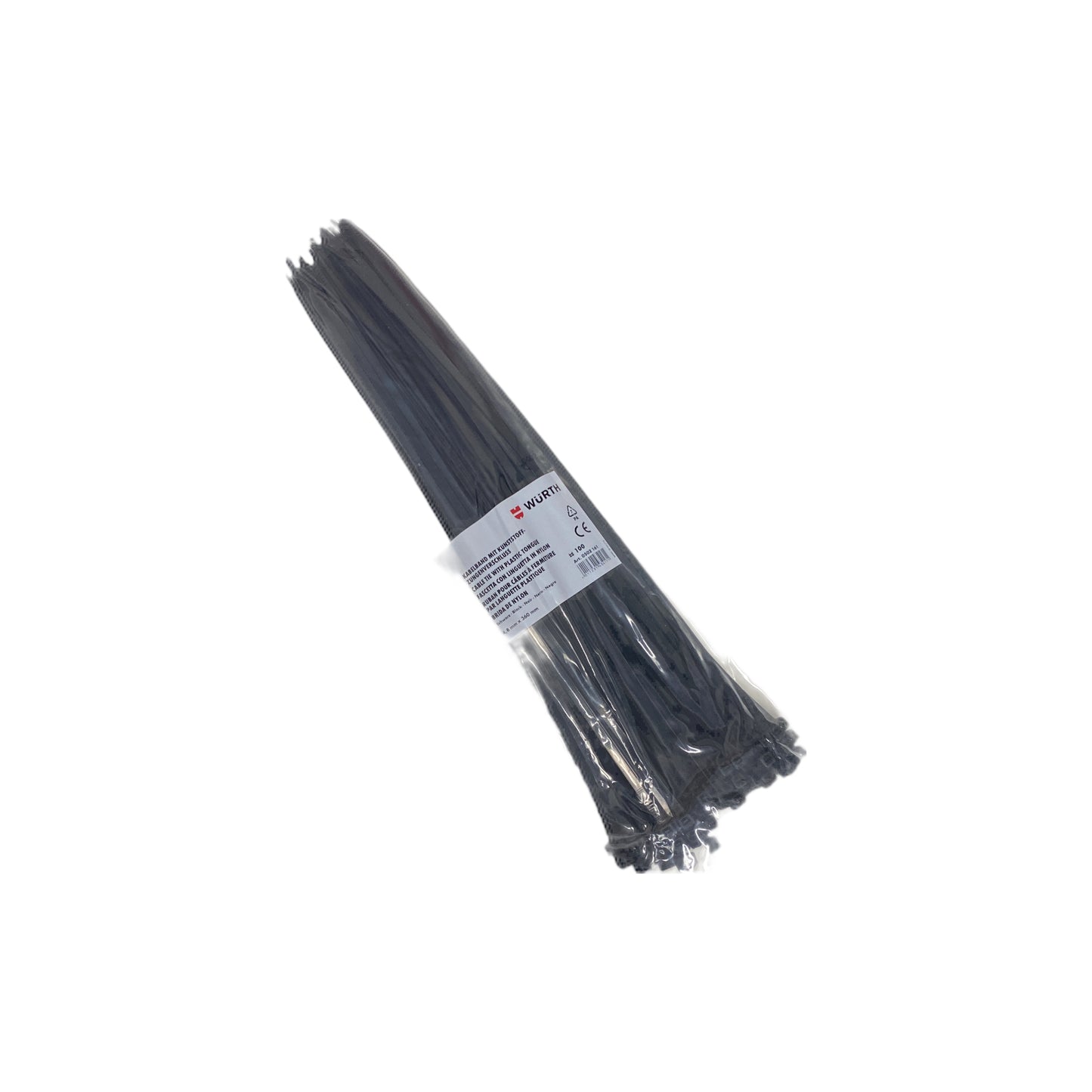 0502161 4.8mm x360mm Cable tie (PK 100) | Genuine Wurth Product