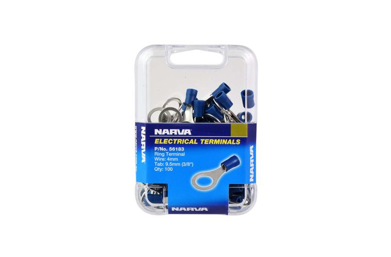 56183 Narva Ring Terminal Blue (100pk) | Genuine Narva Electrical