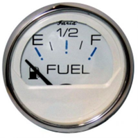 204614 Faria Chesapeake White 2" Fuel E - 1/2 - F | Genuine Faria Gauge