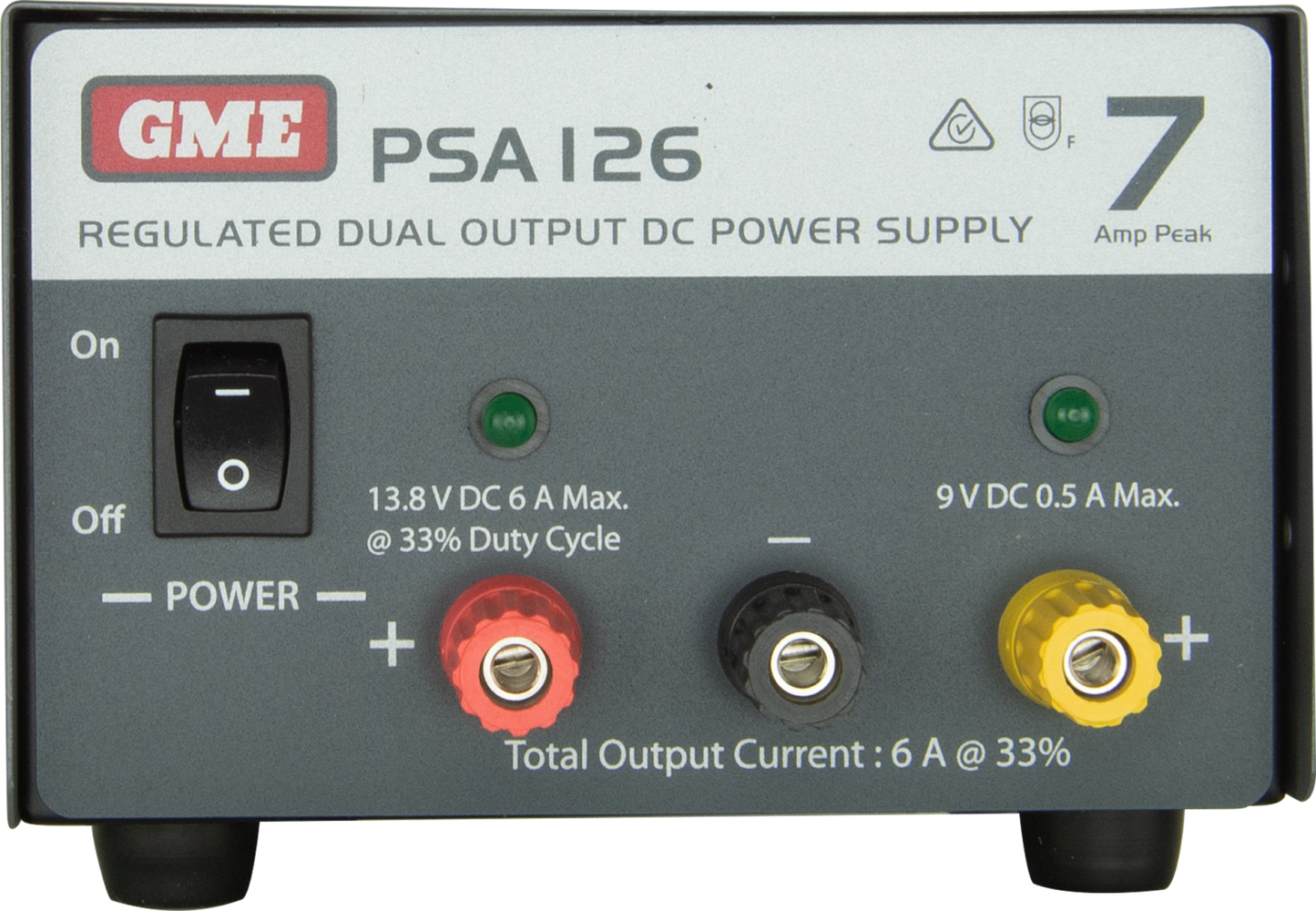 PSA126 Regulated Power Supply (7 Amp Peak) | Genuine GME Electronics