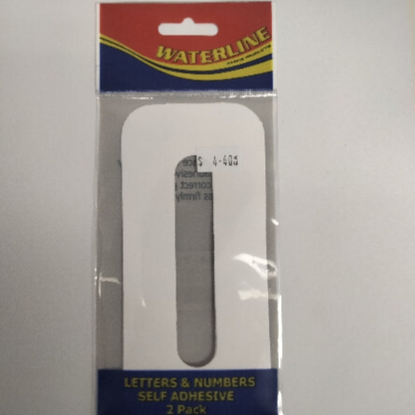 54725O Boat Letter O White 6" Pack of 2 | Vessel Identification Stickers