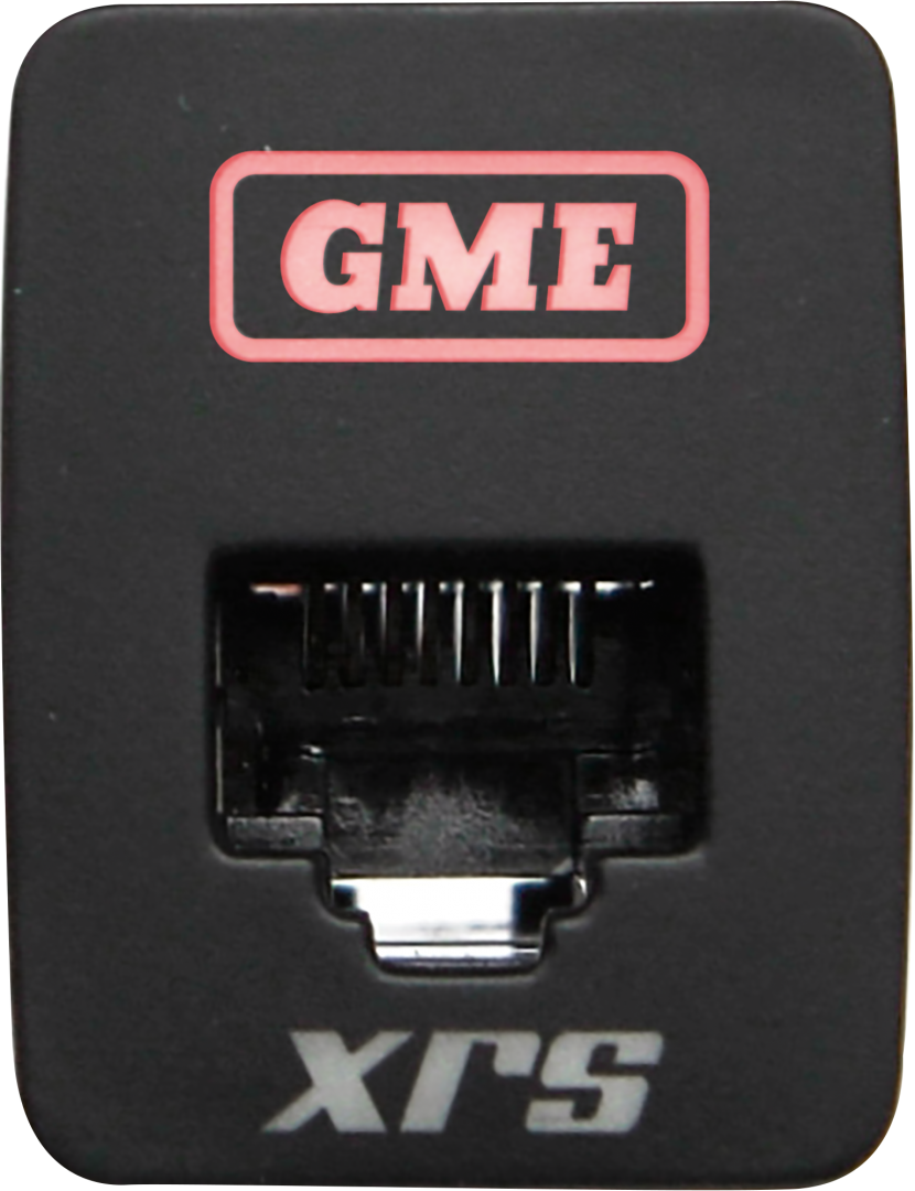 XRS-RJ45R8 RJ45 Pass-Through Adaptor - Type 8 (Red) | Genuine GME Electronics