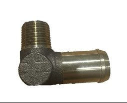 124070-13300 Aftermarket Yanmar Threaded Hose Fitting for 128370-13600 Exhaust Elbow | Sawley's Select Marine Parts