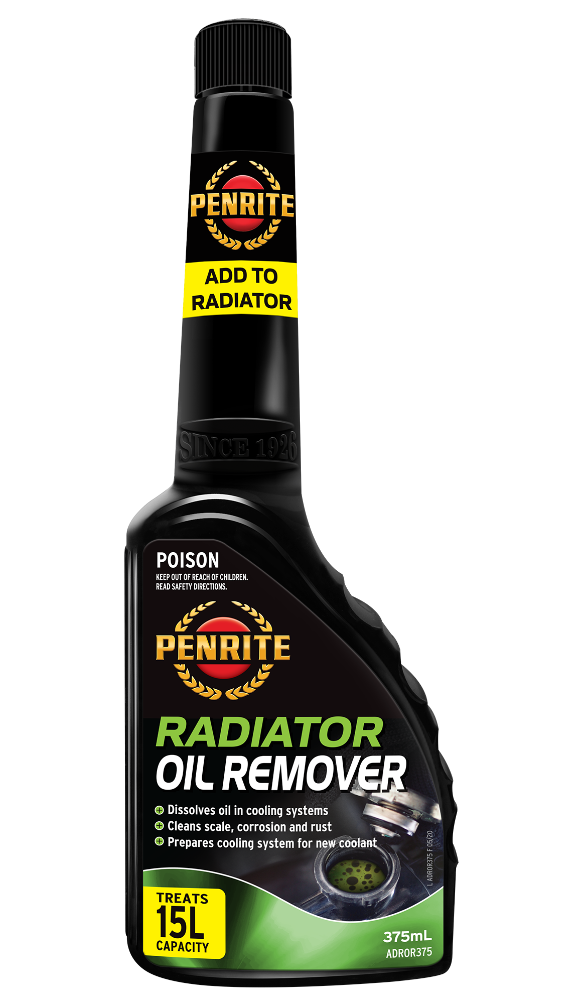 ADROR375 Penrite Radiator Oil Remover 375mL | Genuine Penrite Lubricants