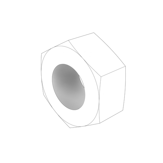 955779 Hexagon Nut | Genuine Volvo Penta Part - photo 2 of 2