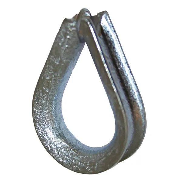 613152 6mm Thimble - Galvanised | Marine Deck Hardware