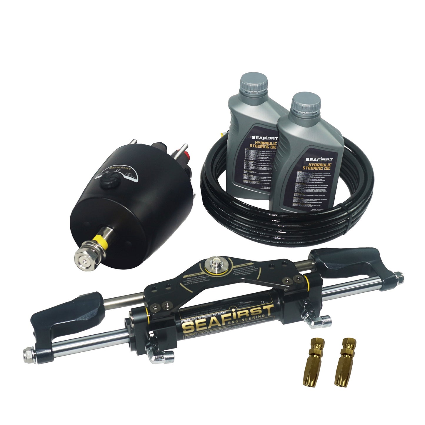 RWBG12420 - Hydraulic Steering Kit to 350HP & 15m Hose - Seafirst