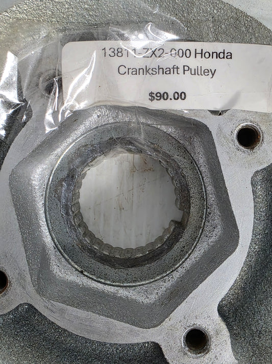 13811-ZX2-000 Honda Crankshaft Pulley | Genuine Used Part