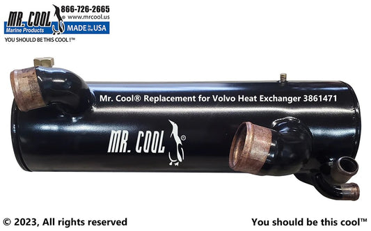 3861471 Aftermarket Volvo Penta Small Block Heat Exchanger | Sawley's Select Marine Parts
