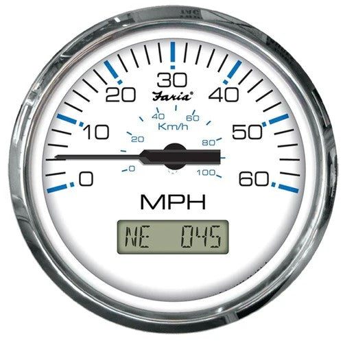 204608 Faria Chesapeake SS GPS Speedo 60MPH | Genuine Faria Gauge