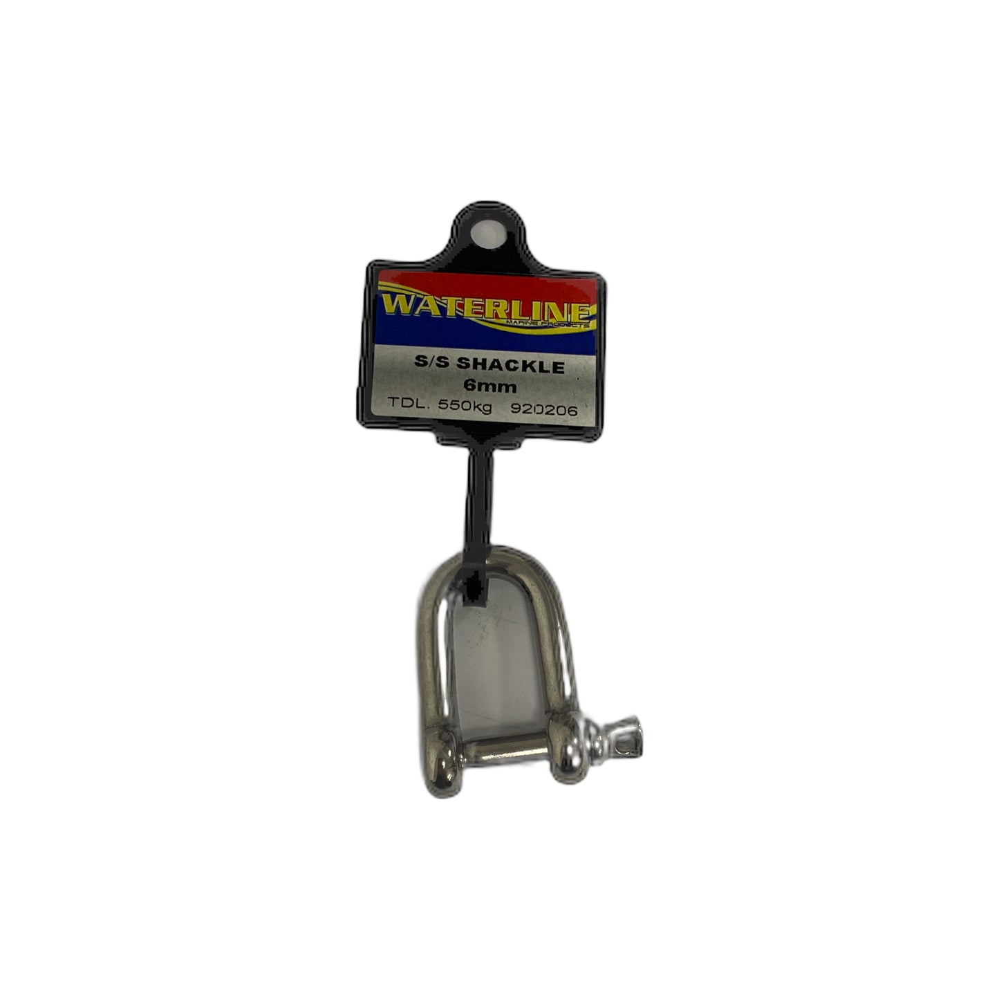 920206 Stainless Steel "D" Shackle 6mm | Marine Deck Hardware