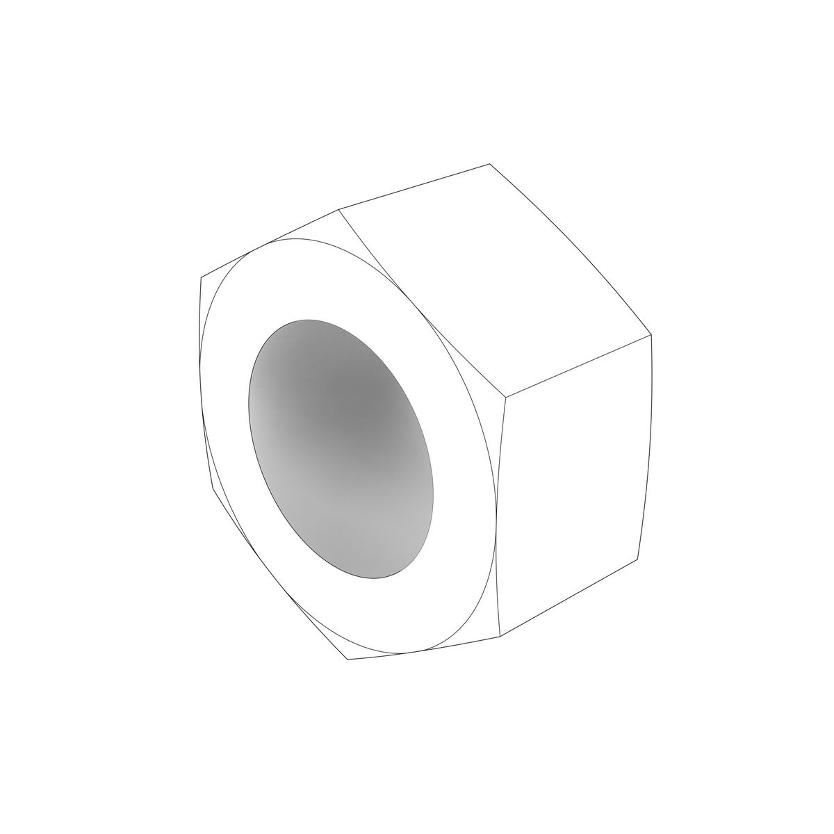 991657 Hexagon Nut | Genuine Volvo Penta Part - photo 2 of 2