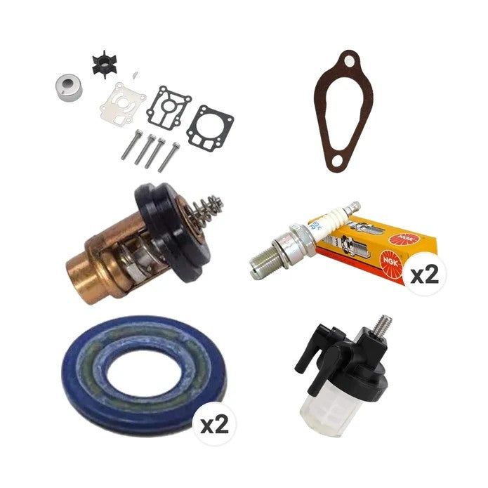 Aftermarket Tohatsu M25C2, M25C3 & M30A4, 2-Stroke Service Kit | Sawley's Select Marine Parts