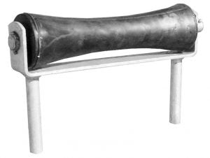 3231 Dunbier Hard Poly Roller Parallel & Bracket 10"