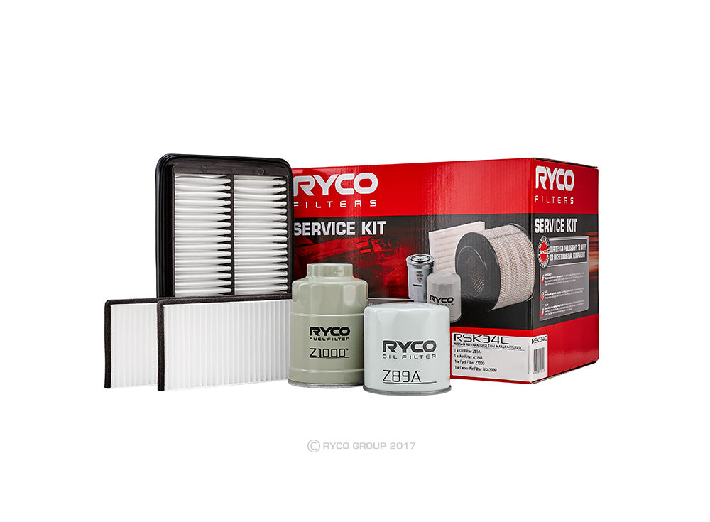 RSK34C Ryco Service Kit - Nissan Navara D40 | Genuine Ryco Filter