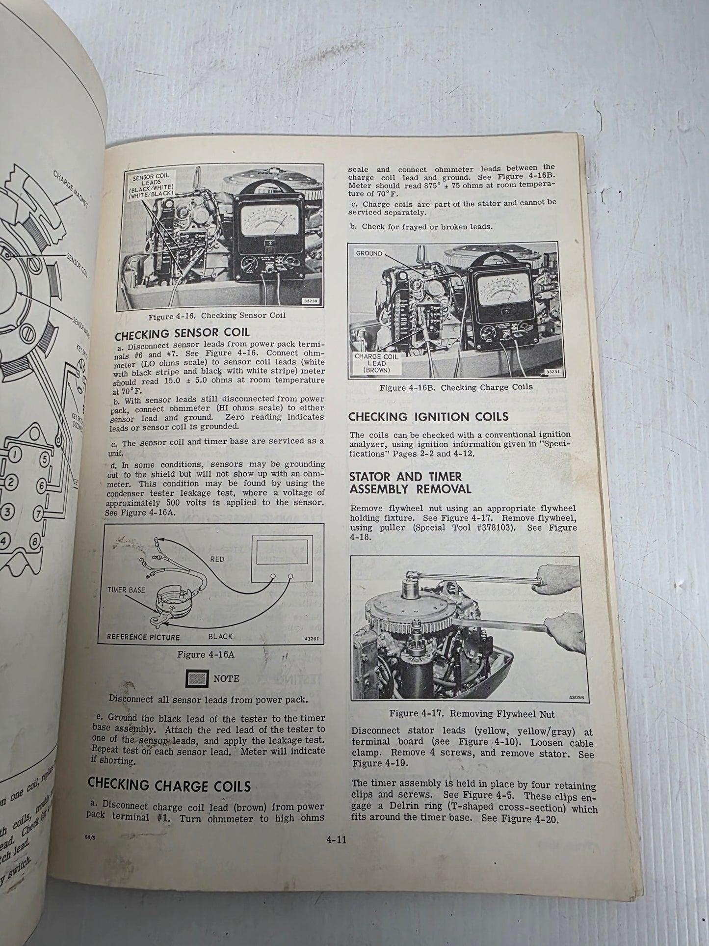 1975 Johnson 50HP Service Manual | Genuine Used Manual
