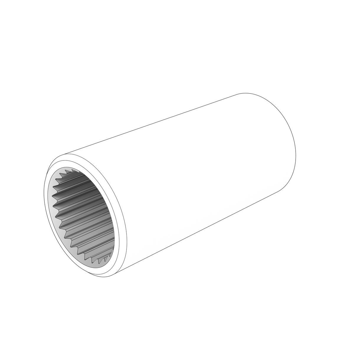 23135663 Splined Sleeve | Genuine Volvo Penta Part - photo 2 of 2