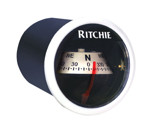673652 Ritchie Sport Dash Mount Compass (White Dial) | Marine Compass