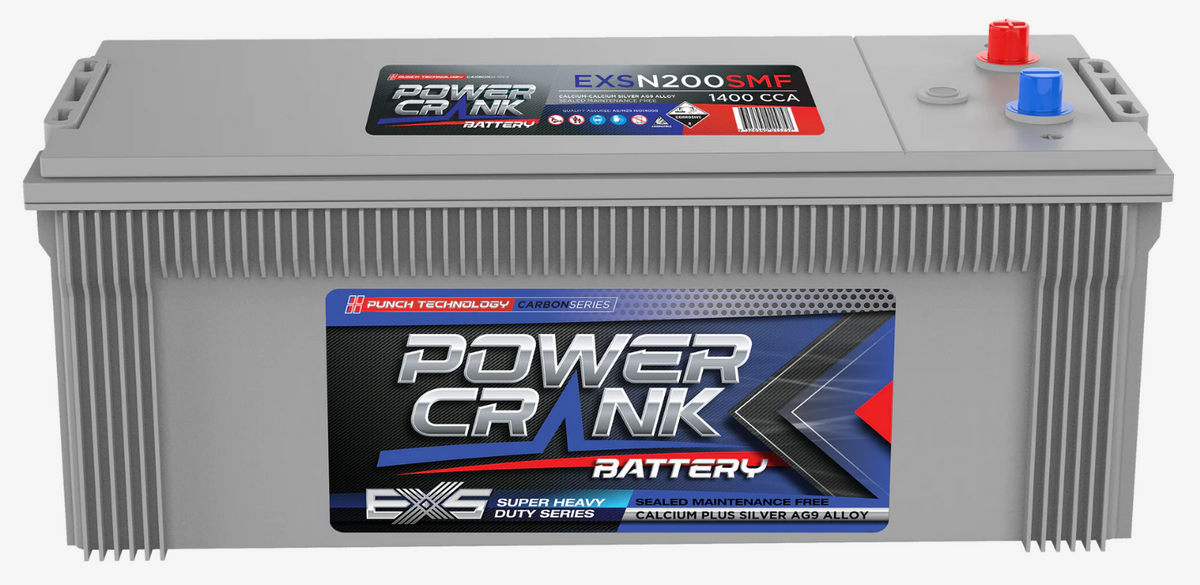 EXSN200 SMF Power Crank 1400 CCA Battery | Truck EXS Series