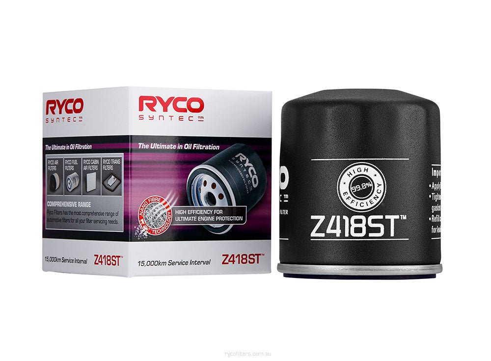 Z418ST Ryco Oil Filter | Genuine Ryco Filter