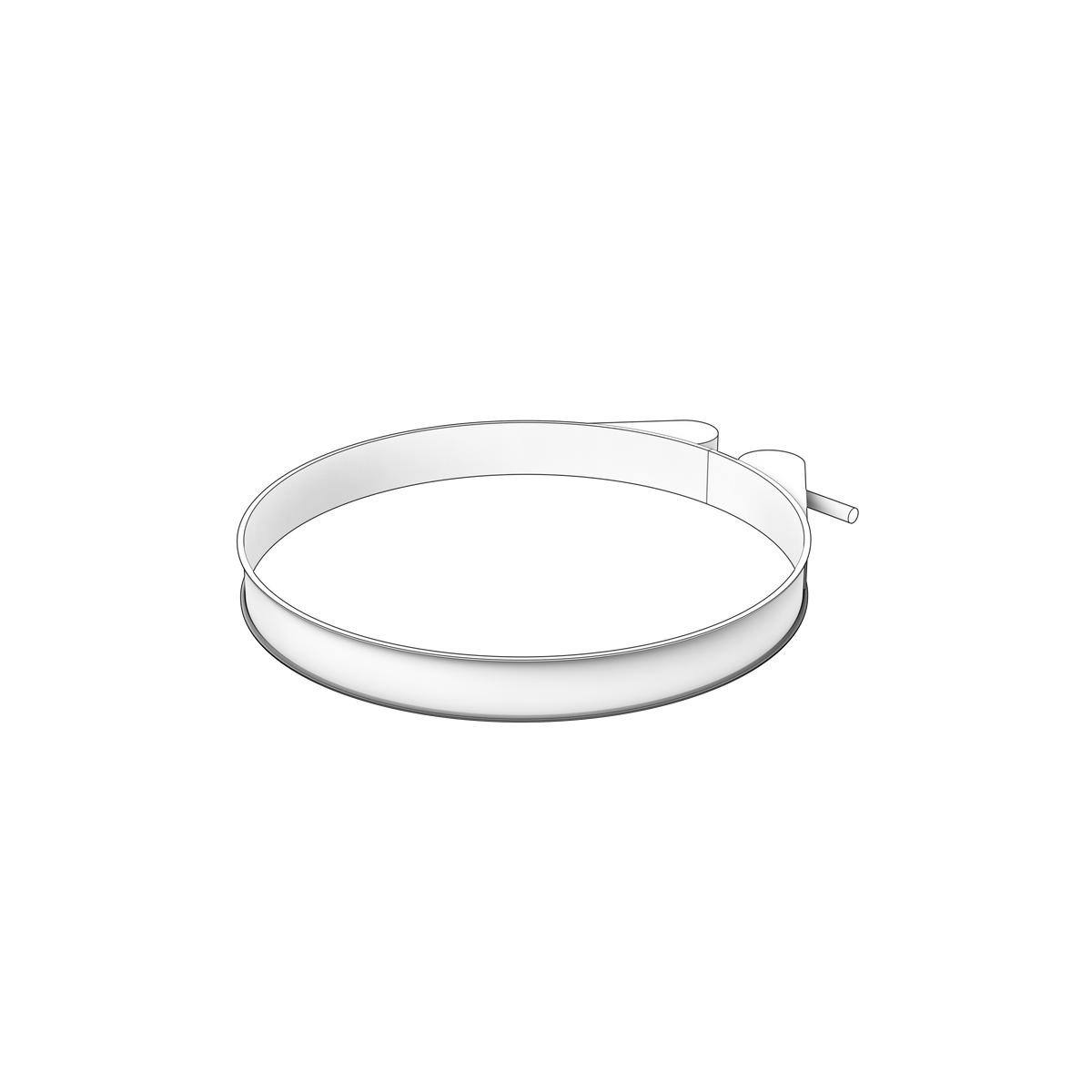 4775104 Hose Clamp | Genuine Volvo Penta Part - photo 2 of 2