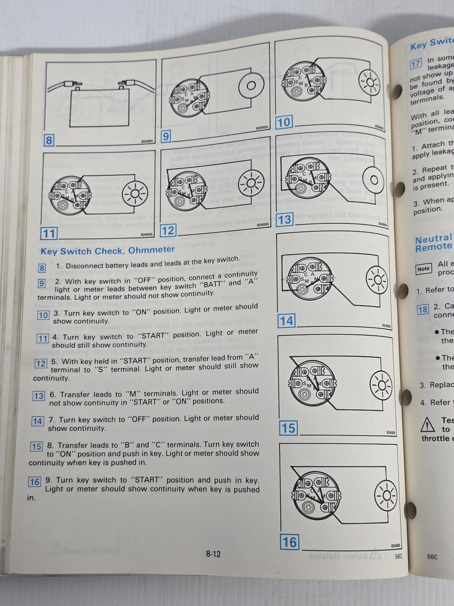 1986 Johnson CU 60 through 75 Models Service Manual | Genuine Used Manual