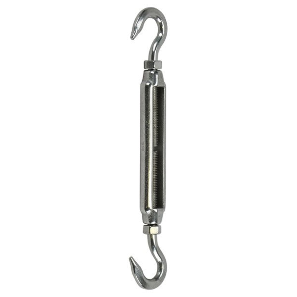 SS311H-05 Stainless Steel Turn Buckle 5mm - Ends HOOK/HOOK | Marine Deck Hardware