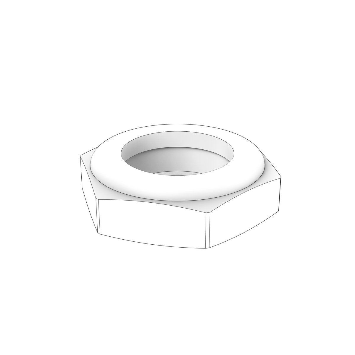 983789 Lock Nut | Genuine Volvo Penta Part - photo 2 of 2