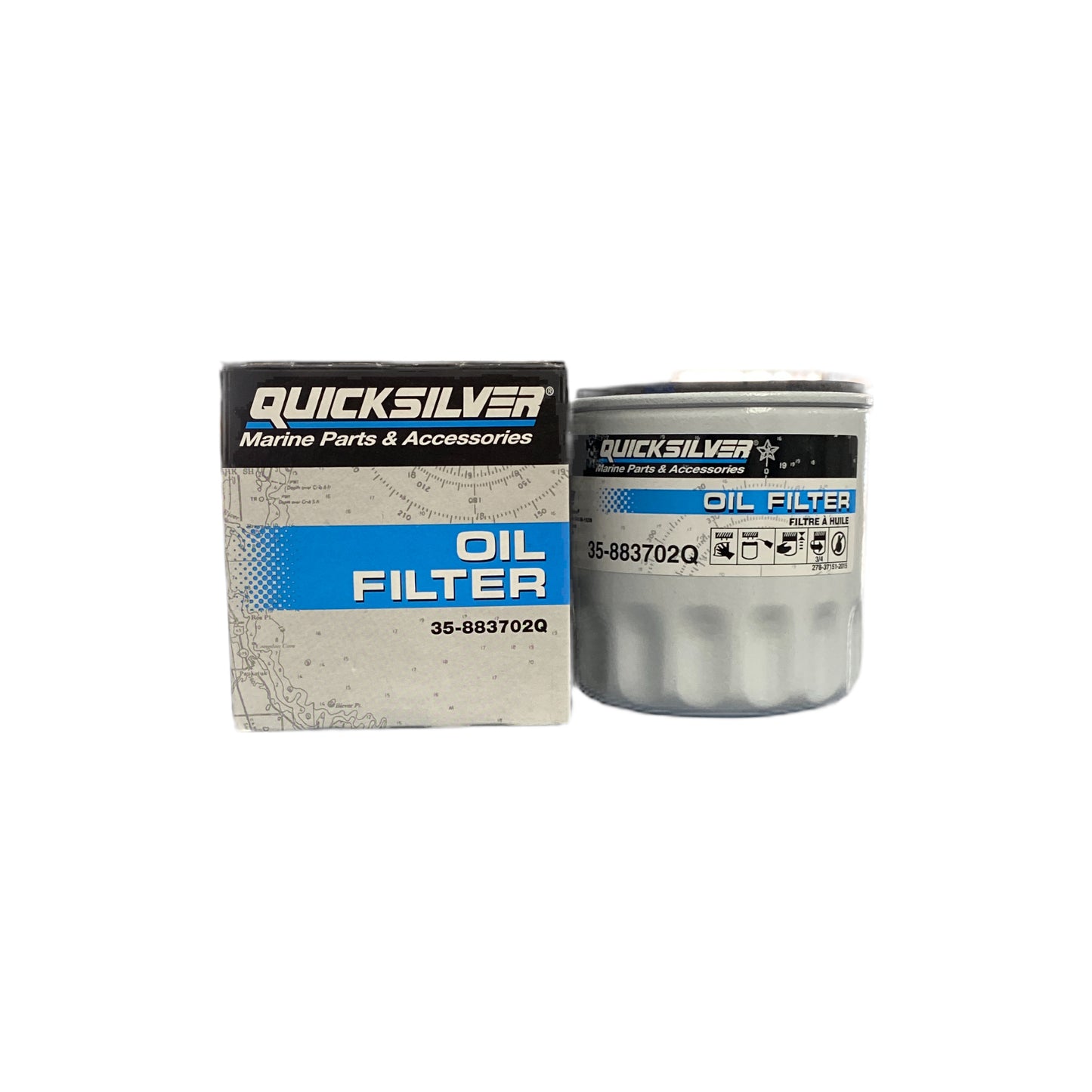 35883702Q Mercury MerCruiser Oil Filter | Genuine Quicksilver OEM Part