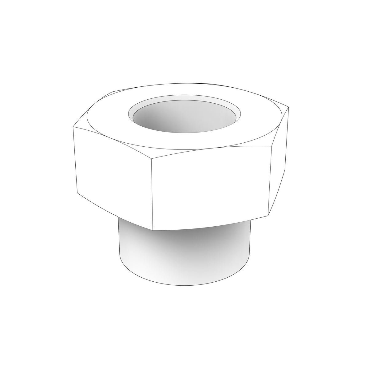 968696 Nipple | Genuine Volvo Penta Part - photo 2 of 2