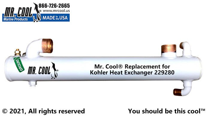 229280 Aftermarket Kohler Heat Exchanger | Sawley's Select Marine Parts