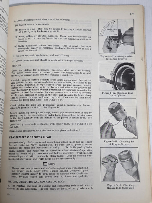 1974 Johnson 25HP Service Manual | Genuine Used Manual - photo 2 of 2